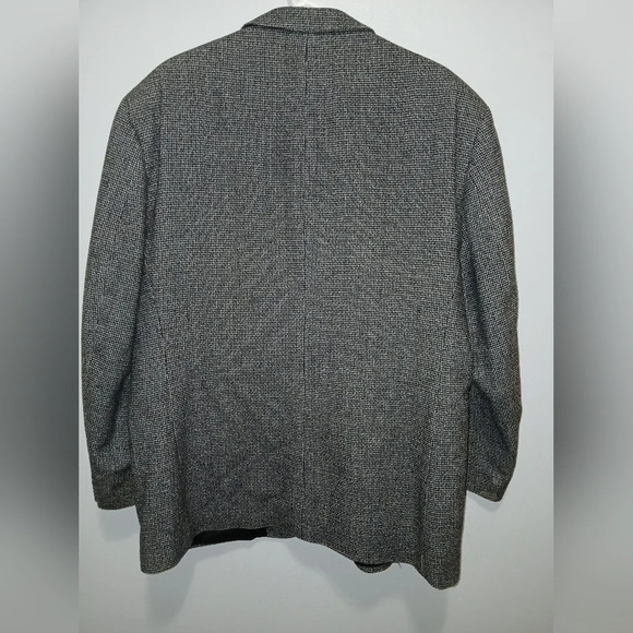 GIANFRANCO RUFFINI men's 46 R cashmere blend herringbone blazer Italy - Picture 6 of 13